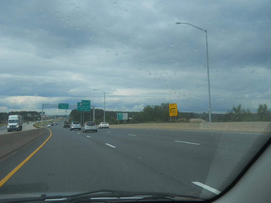 Maryland approaching Chespeake Bay Bridge