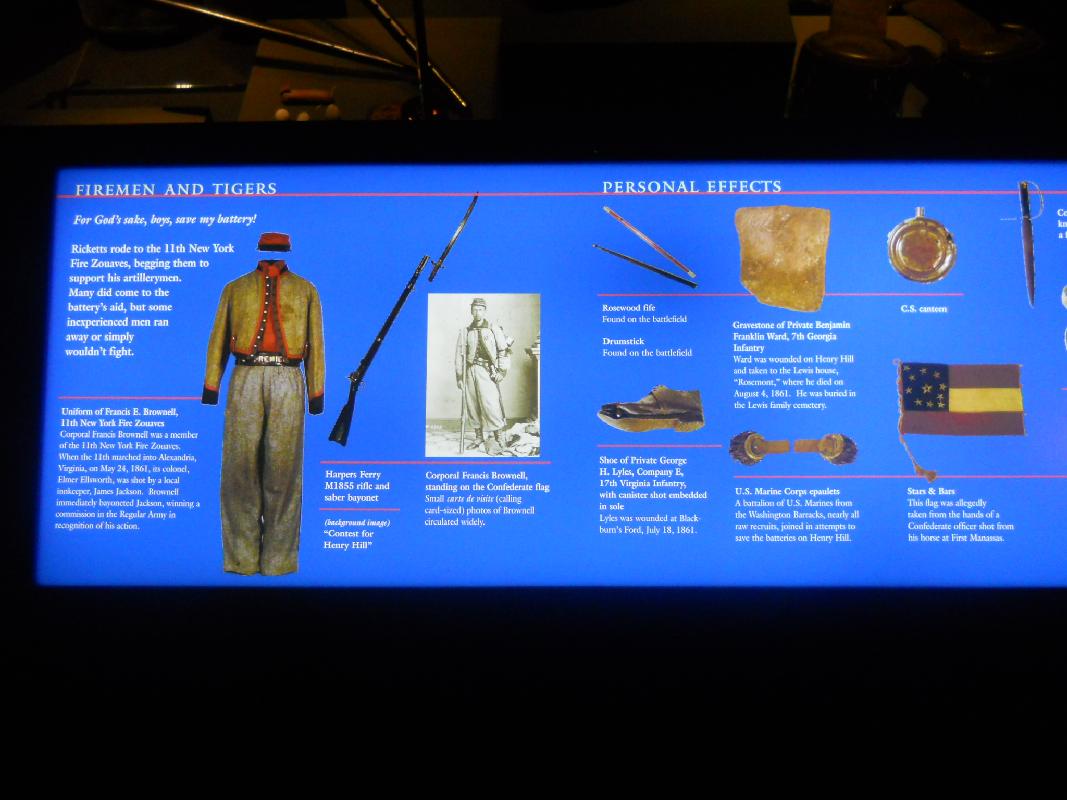 Virginia - 1st and 2nd Manassas or Bull Run