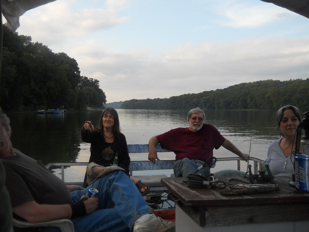 Upstream from the confluence of the Shenendoah and Potomac Rivers at Harper's Ferry