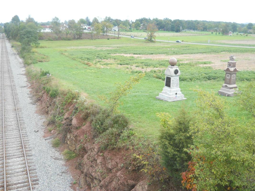 North of McPherson Barn area - Gettysburg in background