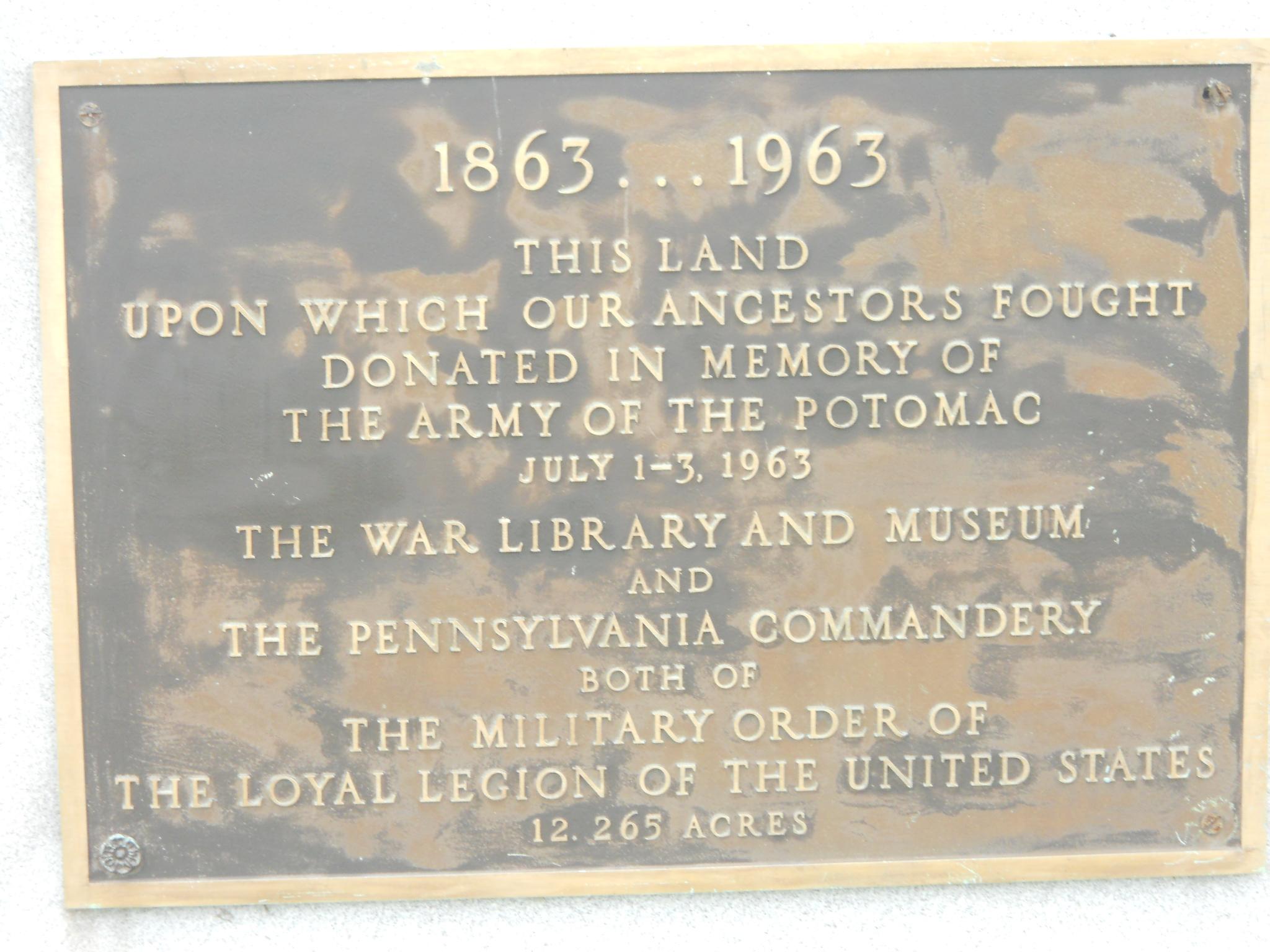 Looking down to area around McPherson Barn - 7,000 Confederates were gathered here