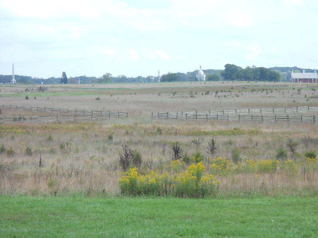 At Seminary Ridge - Scene of Pickett's Charge