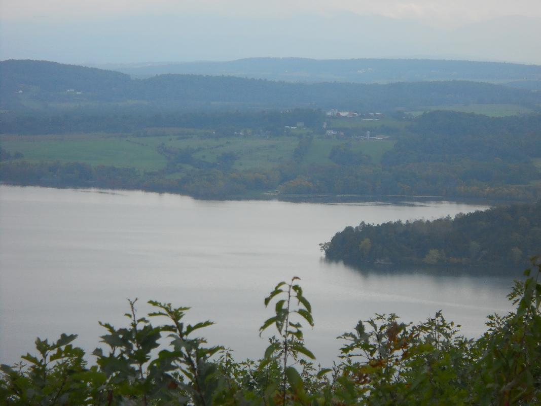 Mt. Defiance above the Fort where the British cannoned hell out of them
