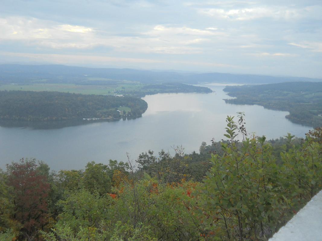 Mt. Defiance above the Fort where the British cannoned hell out of them